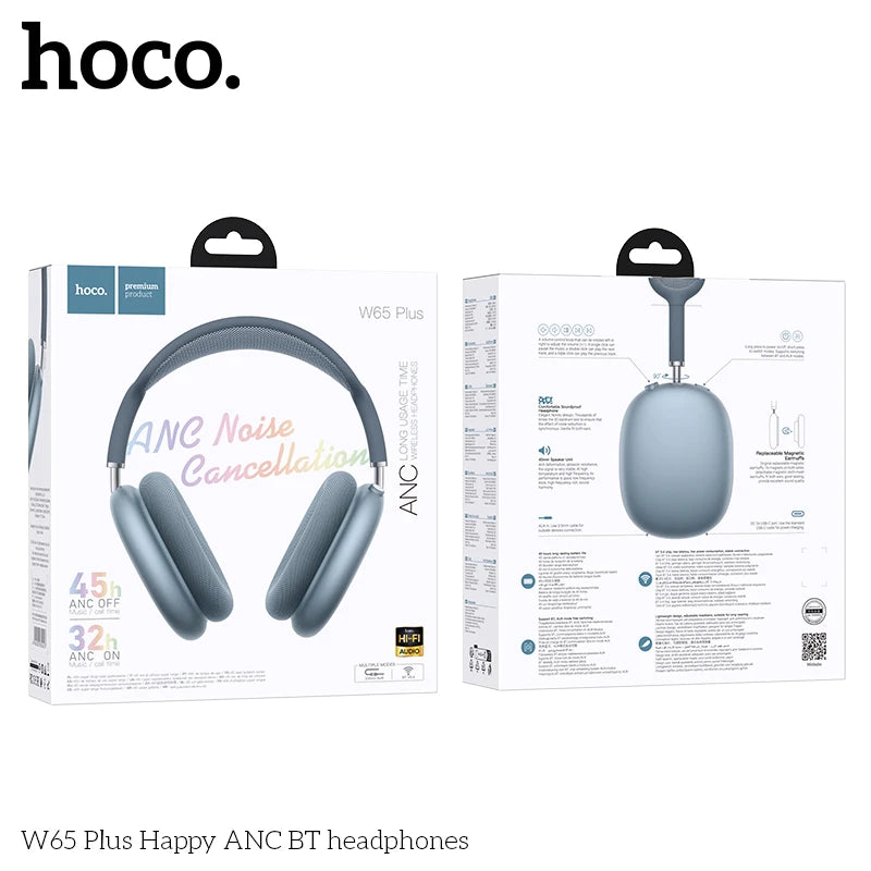 Casque Bluetooth HOCO W35 Max ANC - Réduction de bruit-