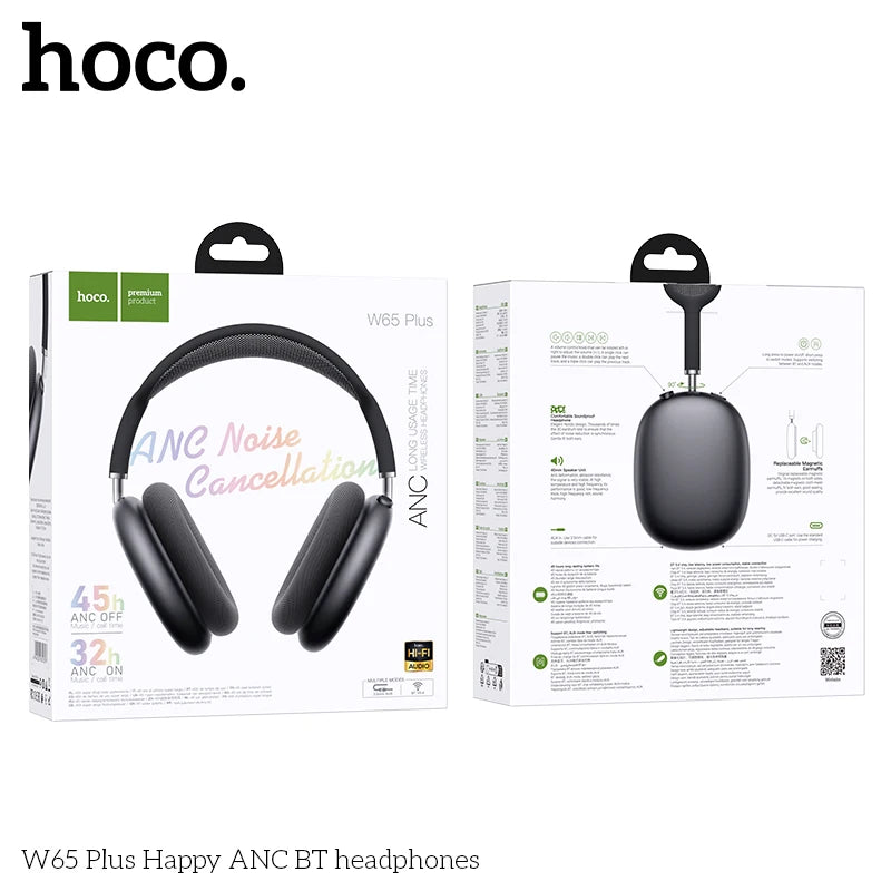 Casque Bluetooth HOCO W35 Max ANC - Réduction de bruit-