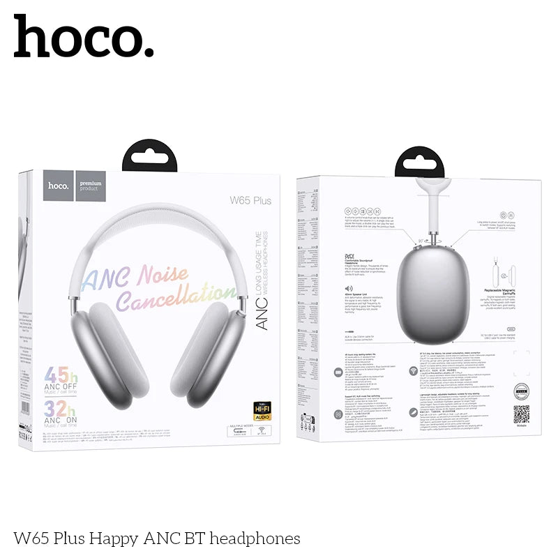 Casque Bluetooth HOCO W35 Max ANC - Réduction de bruit-