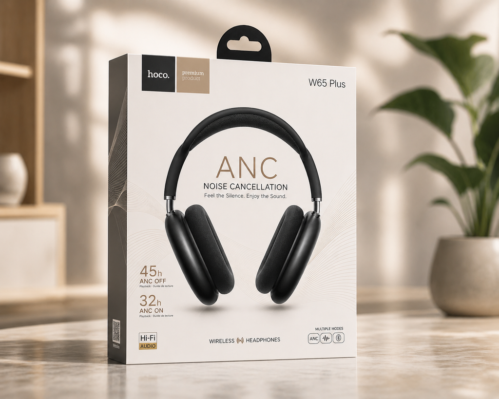 Casque Bluetooth HOCO W35 Max ANC - Réduction de bruit-